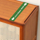 1-Piece Brown Shoe Storage Cabinet, 60 x 32 x 73 cm