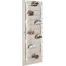 12-Tier Hanging Shoe Rack Over Door Wall Mounted Organiser Dorm Closet Storage