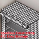 1-Piece Covered Multi-Tier Shoe Storage Rack