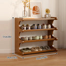 Small 4-Tier Shoe Rack Compact Shoe Storage Dustproof Space Saving Durable