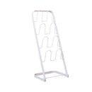 Metal Floor Standing Slipper Rack for Entryway Hallway Bathroom
