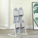 Metal Floor Standing Slipper Rack for Entryway Hallway Bathroom
