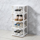 4/5Tier Shoe Rack Organizer Shelf Space Saving Storage Stand For Entryway Home - 5-Tier