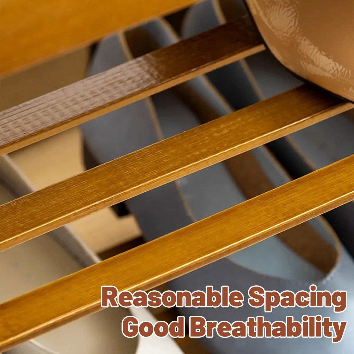 Shoe Changing Bench with Shoe Storage Rack Space Saving for Entryway Hallway