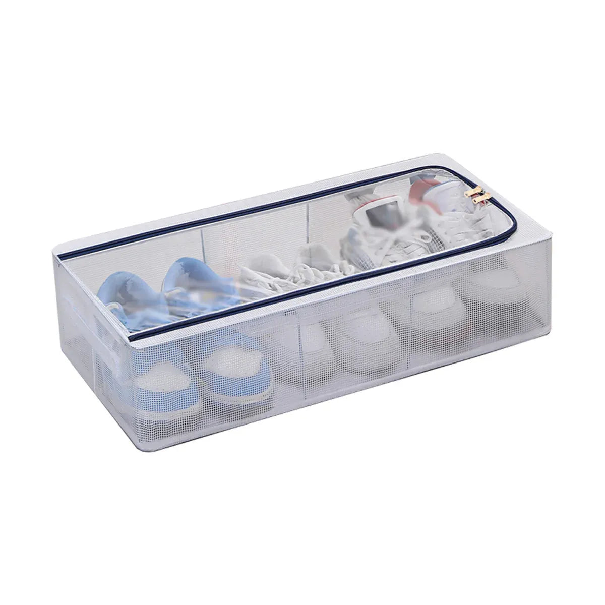 Visible Dustproof Transparent Storage Box Home Organizer for Clothes Toys Shoes - Large