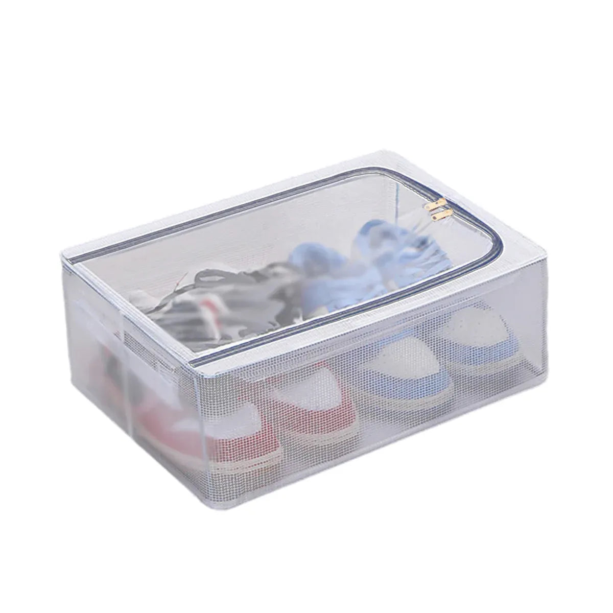 Visible Dustproof Transparent Storage Box Home Organizer for Clothes Toys Shoes - Large