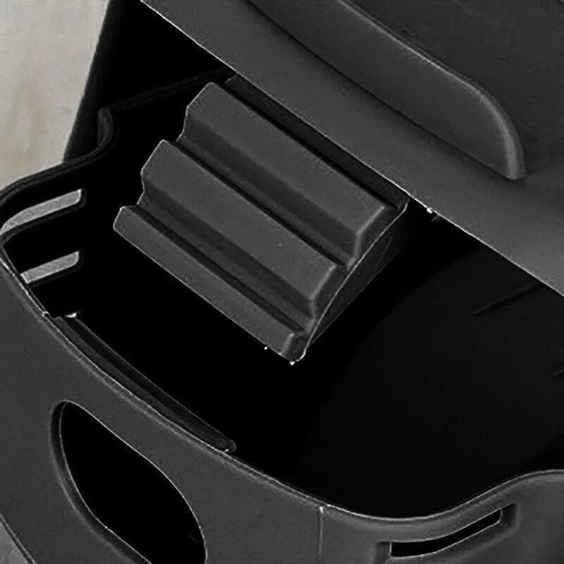 20X Shoe Rack Display Case Box Adjustable Slots Organizer Storage Holder - Black