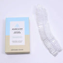 50pcs Transparent Shower Caps Individually Wrapped for Hotel Guesthouse Supplies - A