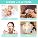 50pcs Transparent Shower Caps Individually Wrapped for Hotel Guesthouse Supplies - B