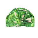 Woman Shower Cap Reusable Long Hair Large Turban Bathroom Waterproof Hair Cap - Coconut Tree