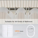 Waterproof Bath Curtain PEVA Fabric Mould Resistant for Bathroom