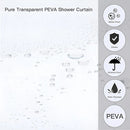 Waterproof Bath Curtain PEVA Fabric Mould Resistant for Bathroom