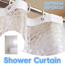 Waterproof Bath Curtain PEVA Fabric Mould Resistant for Bathroom