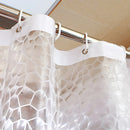 Waterproof Bath Curtain PEVA Fabric Mould Resistant for Bathroom