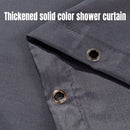 Solid Color Waterproof Shower Curtain Bathroom Decor Resistant Fabric Liner - Blue