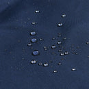 Solid Color Waterproof Shower Curtain Bathroom Decor Resistant Fabric Liner - Blue