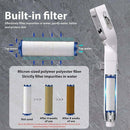 High Pressure Handheld Shower Head with Filter for Bathroom Water Saving Spray - White
