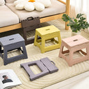 Portable Adjustable Folding Plastic Stool Retractable Outdoor Fishing Chair - Yellow
