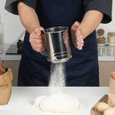 Stainless Steel Handheld Flour Sieve Home Filter Mesh Sieve Baking Tool Durable