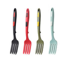 2PCS Silicone Heat Resistant Flexible Cooking Forks Dishwasher Safe Kitchen - Blue-Green