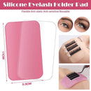 Eyelash Silicone Pad Stand Eyelash Extensions Accessories Lashes Holder Pad Au - Pink