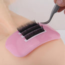Eyelash Silicone Pad Stand Eyelash Extensions Accessories Lashes Holder Pad Au - Pink