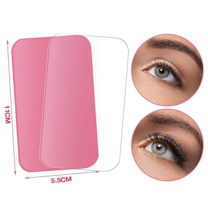 Eyelash Silicone Pad Stand Eyelash Extensions Accessories Lashes Holder Pad Au - Pink