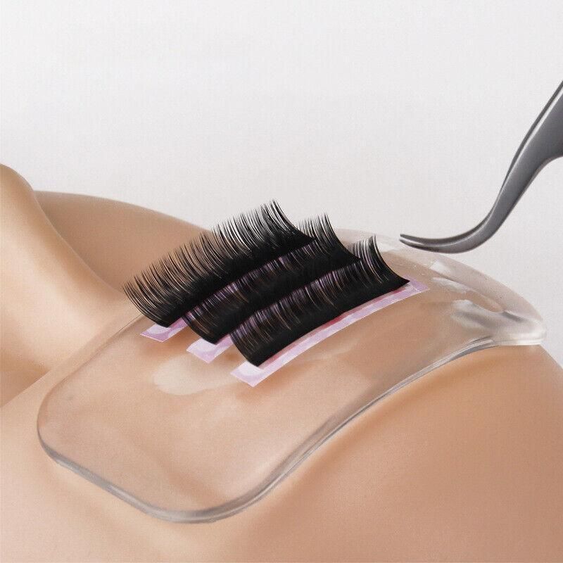 Eyelash Silicone Pad Stand Eyelash Extensions Accessories Lashes Holder Pad Au - Pink