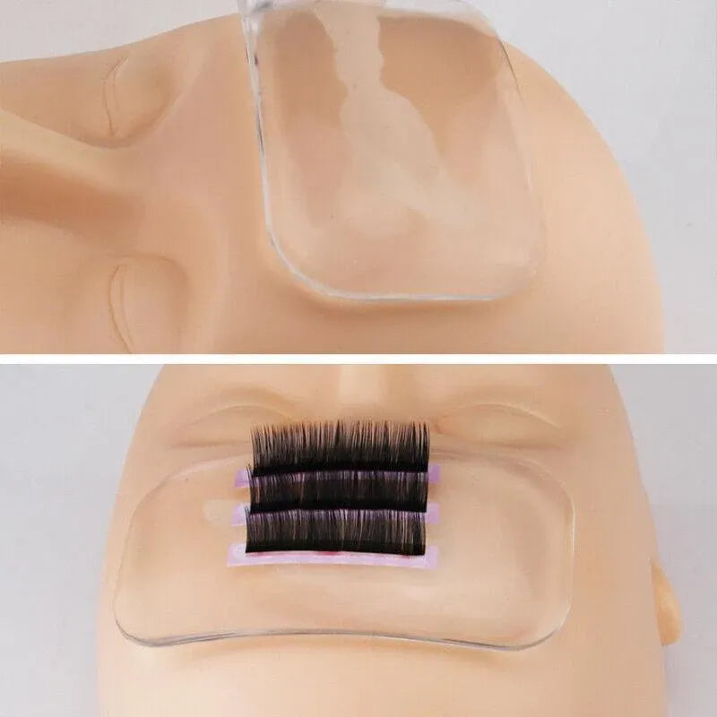 Eyelash Silicone Pad Stand Eyelash Extensions Accessories Lashes Holder Pad Au - Pink