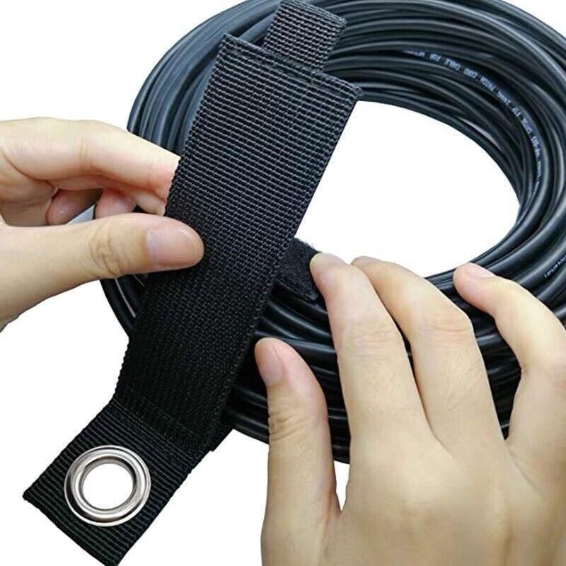 3X Organizer Cord Holder Heavy Duty Cable Storage Straps Extension 6 Sizes - 50*330mm
