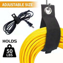 3X Organizer Cord Holder Heavy Duty Cable Storage Straps Extension 6 Sizes - 50*508mm