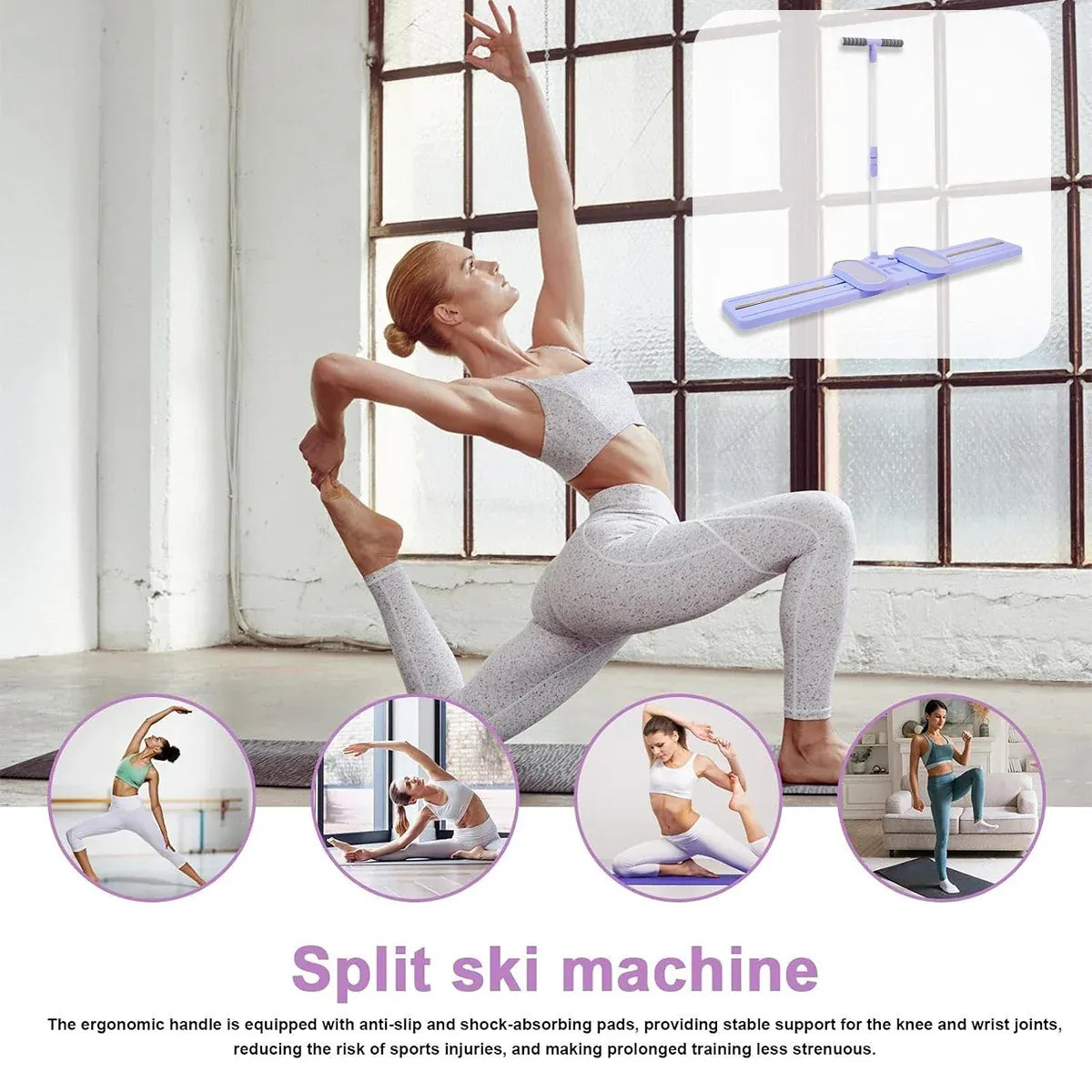 Home Split Type Pelvic Floor Muscle Trainer Kegel Exerciser Durable Health