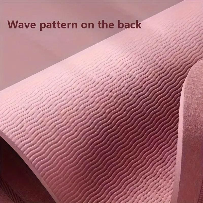 Jump Rope Mat Soundproof Shock Absorbing Mat for Indoor Fitness Yoga Floor Use - Pink