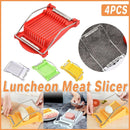 4PCS Kitchen Ham Lunch Meat Slicer Food Cutter Easy Use Tool for Perfect Slices