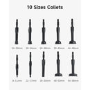 16PCS Inner Bearing Puller Set Slide Hammer Blind Hole Remover Kit