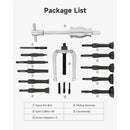 16PCS Inner Bearing Puller Set Slide Hammer Blind Hole Remover Kit
