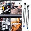 2PCS 53mm Heavy Duty Drawer Slides 850mm Full Extension Rail