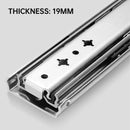 2PCS 53mm Heavy Duty Drawer Slides 850mm Full Extension Rail