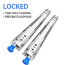 2PCS 53mm Heavy Duty Drawer Slides 850mm Full Extension Rail