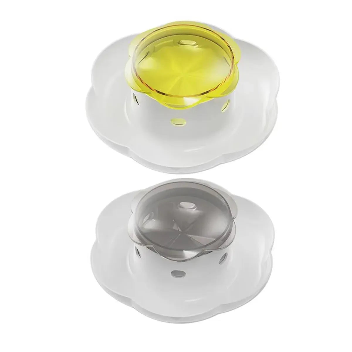 Automatic Pet Food Dispenser Feeding Bowl for Dogs and Cats Food Storage Bowl - Yellow