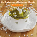 Automatic Pet Food Dispenser Feeding Bowl for Dogs and Cats Food Storage Bowl - Yellow