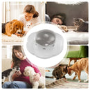 Automatic Pet Food Dispenser Feeding Bowl for Dogs and Cats Food Storage Bowl - Yellow