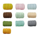 Chunky Arm Wool Yarn Knitted Soft Woolen Yarn Hand Washable Knitted Yarn for Bed - Ginger