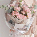100X Clear Cellophane Wrap Rolls - 4 Sizes for Gifts & Bouquets - 100PCS-53*53CM