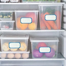 300PCS Writable Food Storage Labels for Kitchen Containers and Freezer Organisation