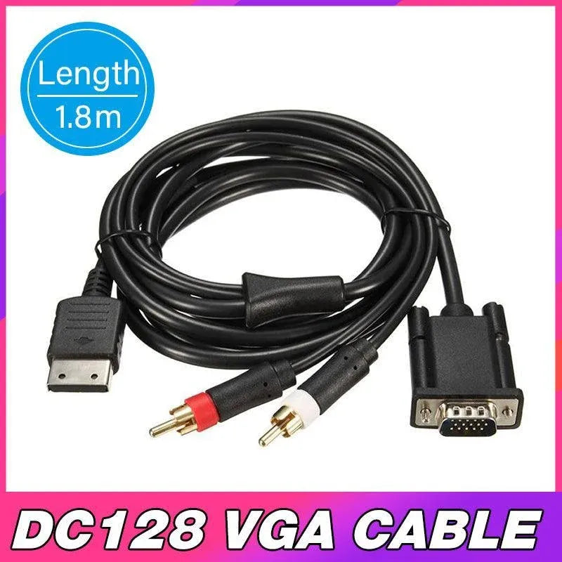 VGA High Definition Cable Box With Audio HD PAL NTSC For Sega Dreamcast Console