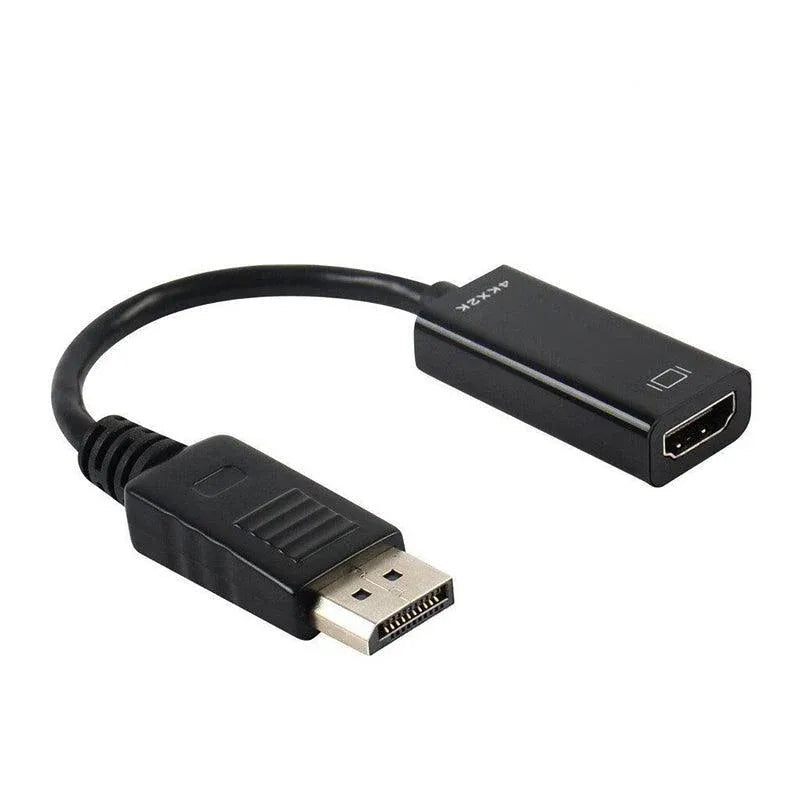 4K 30Hz DP to HDMI Adapter Cable 25cm Displayport Converter for Monitor Projector