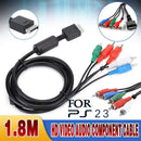1.8M HD AV Video Audio Component Cable for SONY PS2 PS3 Playstation 2 3