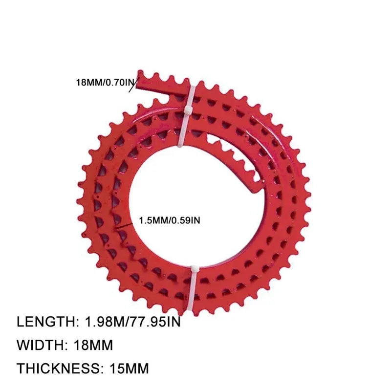Woodworking Gear Profiling Strip Tool 1.98m for Shaping and Milling