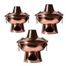 Stainless Steel Charcoal Chinese Copper Hot Pot Old Beijing Cookware Camping HOT - 30CM